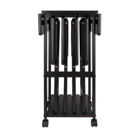 5pc Sophia Snack Tray Set Coffee - Winsome image {5}