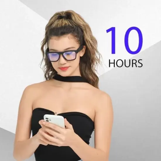 OhO Blue Light Smart Glasses with Bluetooth Speaker, Blue Light Protection, and Voice Control image {3}