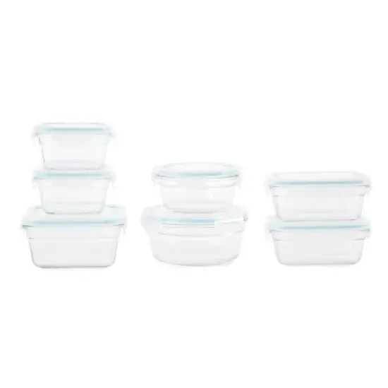 Glasslock Oven Microwave Safe Glass Food Storage Containers Set w/ Lids image {9}