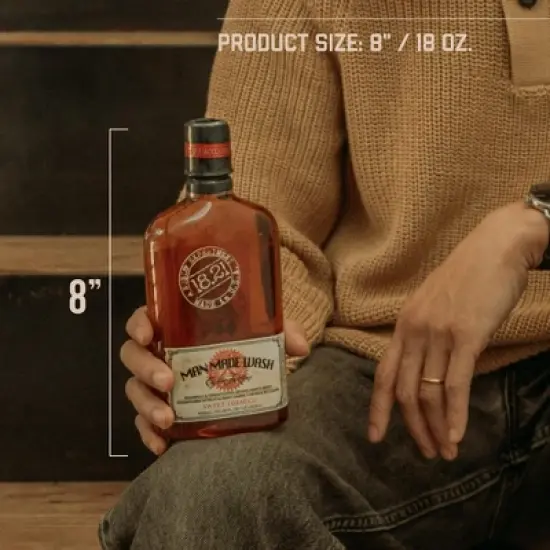 18.21 Man Made Sweet Tobacco 3-in 1 Mens Shampoo+Conditioner+Body Wash, 18 oz image {4}