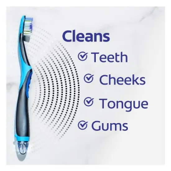 Colgate 360 Vibrate Deep Clean Battery Powered Toothbrush Soft image {6}