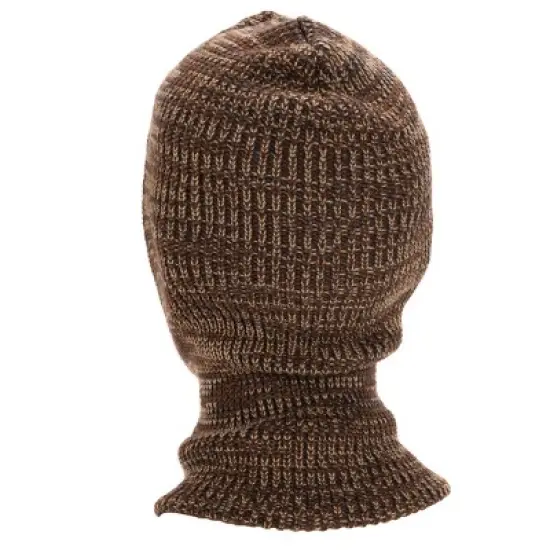 MUK LUKS Quietwear Unisex Knit and Fleece Patented Mask, Adventure Grey, One Size Fits Most image {1}