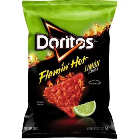 Doritos Flamin Hot Limon Tortilla Chips - 9.25oz image {5}
