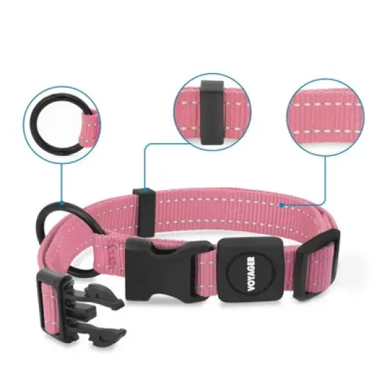 Voyager Adjustable Nylon Collar and Leash Combo for Dogs and Cats image {2}