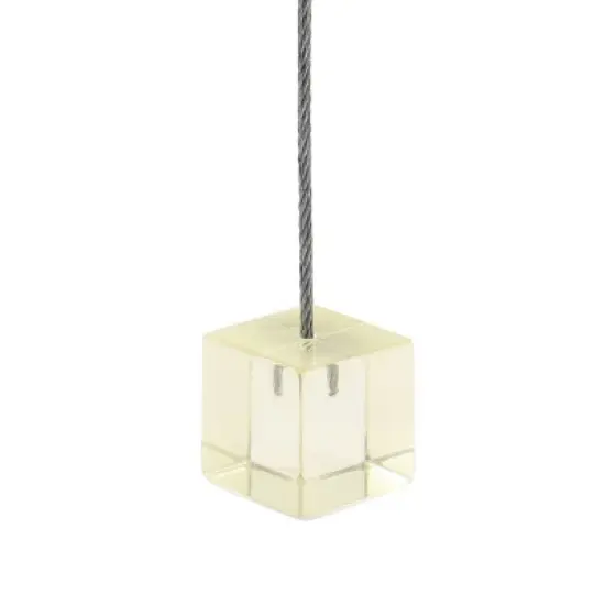 Unique Bargains Office Cube Design Desk Desktop Photo Card Memo Clip Holder Clear 1 Pc image {4}