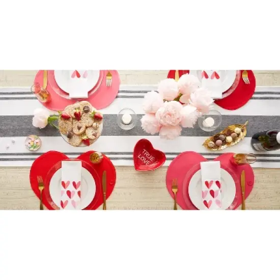 Dii Heart Xoxo Plaid Table Runner 14X72 image {6}