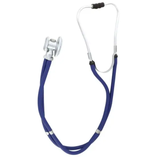 McKesson Adult Blue Pocket Reusable Aneroid / Stethoscope Set 2-Tubes 01-768-641-11ARBGM 1 per Box image {4}