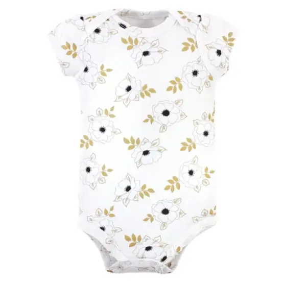 Little Treasure Baby Girl Cotton Bodysuits 3pk, Limited Edition image {2}