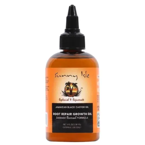 Sunny Isle Jamaican Black Castor Oil Root Repair Growth Oil | For Women & Men | Rejuvenates Follicles for Thicker Hair (4 oz) from Jamaica image {5}