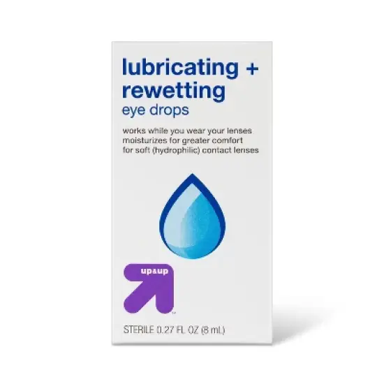 Lubricating and Rewetting Eye Drops .27oz - up&up&trade; image {4}