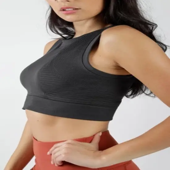 90 Degree By Reflex - Ribbed Long Line Bra image {3}