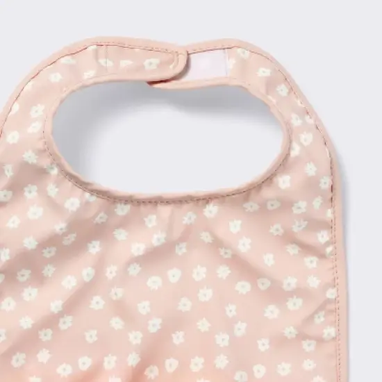 Water Resistant Bibs - 3pk - Floral/Checkerboard - Cloud Island&trade; image {2}