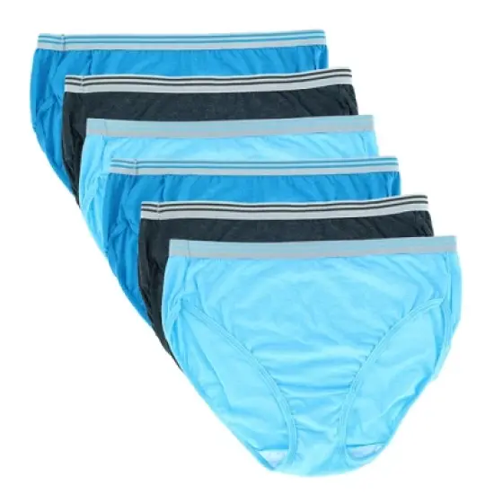 Fruit of the Loom Women's  Heather Assorted Hi-Cut Panty (6 Pack) image {5}