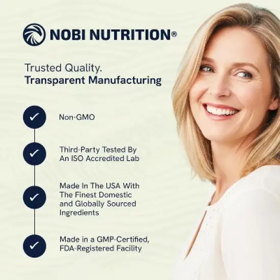 High Absorption Magnesium Malate Capsules, 1500MG Mag Malate with VIT B6 + Black Pepper for Energy & Nervous System Support, Nobi Nutrition, 90ct image {5}