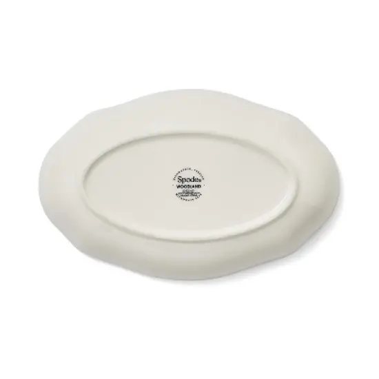 Spode Woodland Turkey Pickle Dish &ndash; 8.5 Inch Porcelain Serving Dish &ndash; Microwave, Oven, Freezer & Dishwasher Safe, Rustic Thanksgiving Serveware image {4}