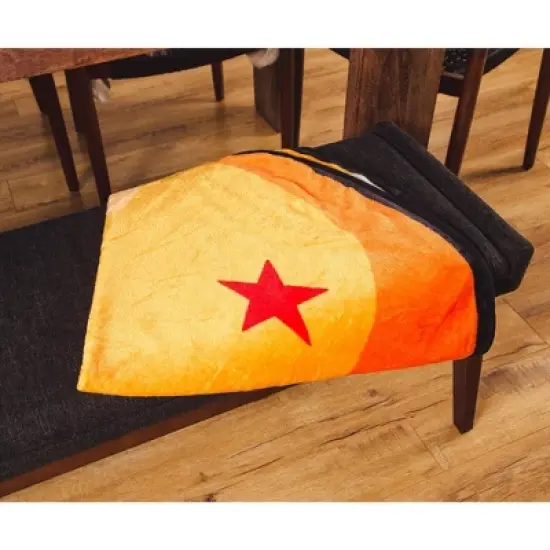 Just Funky Dragon Ball Z 4-Star Dragon Ball Round Fleece Throw Blanket | 48 Inches image {4}
