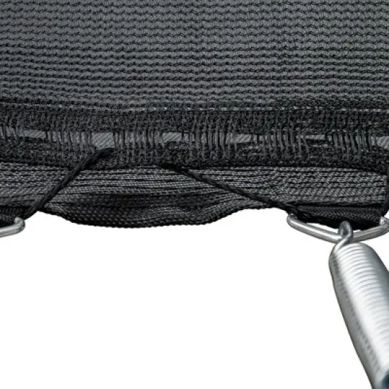 GDFStudio Edwina Outdoor/Indoor Metal Ladder Round Trampoline with Enclosure and Basketball Hoop image {5}