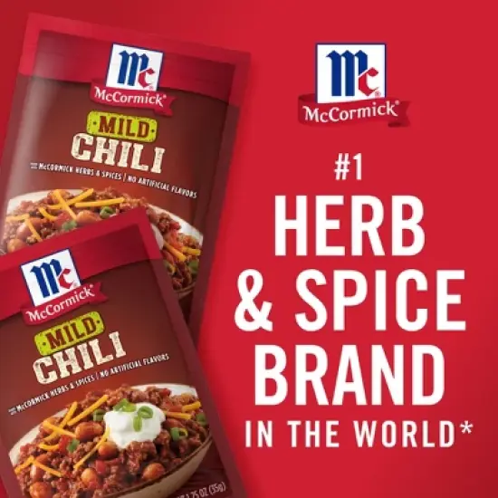 McCormick Mild Chili Seasoning Mix - 1.25oz image {7}