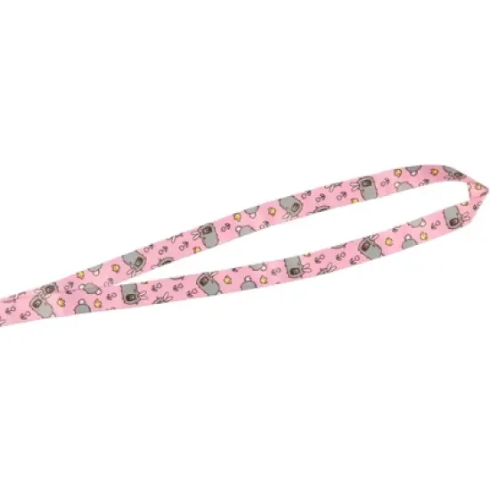 funure Fly Pusheen The Cat Easter Bunny Ears ID Badge Card Holder Strap Lanyard image {2}