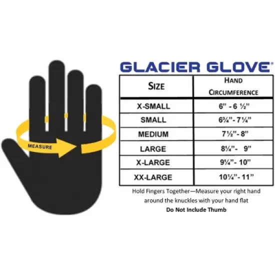 Glacier Glove Kenai Original Full Finger Gloves - Black image {1}
