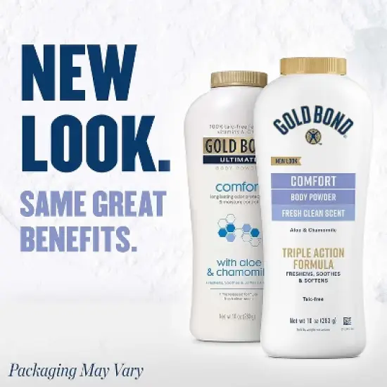 Gold Bond - Ultimate Body Powder, Comfort with Aloe & Chamomile, 10 Oz image {2}