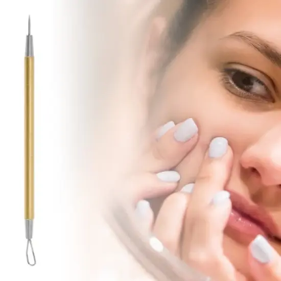 Unique Bargains Professional Double Headed Pimple Extractor 1 Pc image {3}