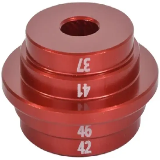 Wheels Manufacturing Bottom Bracket Frame Drift Machined Aluminum Anodized Red image {1}