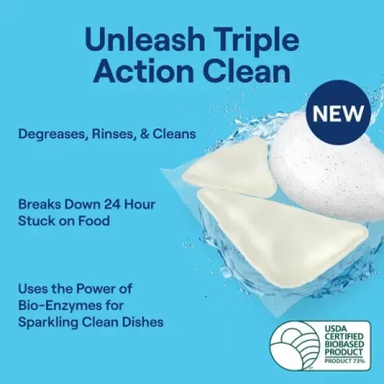 Seventh Generation Triple Action Clean Dishwasher Detergent Packets - 16ct image {3}