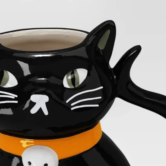 12 fl oz Figural Black Cat Mug - Hyde and EEK! Boutique&trade; image {2}