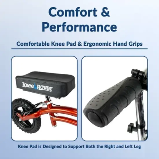 KneeRover All Terrain KneeRover Steerable  Knee Scooter Canyon Orange image {8}