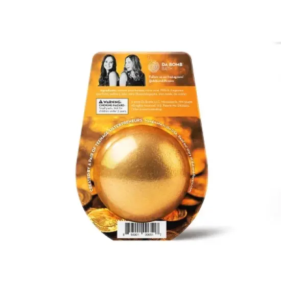 Da Bomb Bath Fizzers Treasure Bath Bomb - 3.5oz image {1}