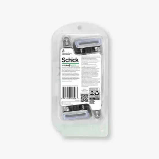 Schick Hydro 5-Blade Sensitive Men's Disposable Razors - 3ct image {2}