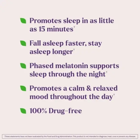 Natrol Melatonin 6mg + 5-HTP Sleep Aid Time Release Tablets - 60ct image {2}