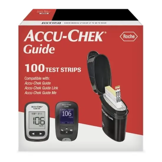 Accu-Chek Blood Glucose Test Strips For Accu-Check Meters image {1}