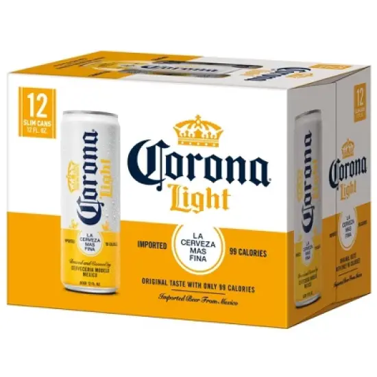 Corona Light Lager Beer - 12pk/12 fl oz Cans image {10}
