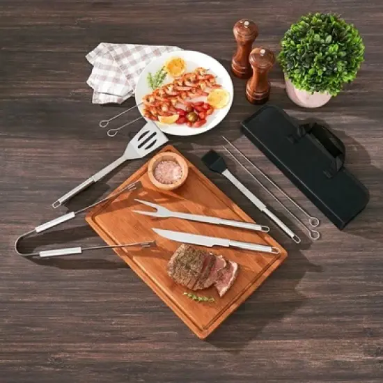 The Lakeside Collection 10-Pc. BBQ Utensil Kit image {4}