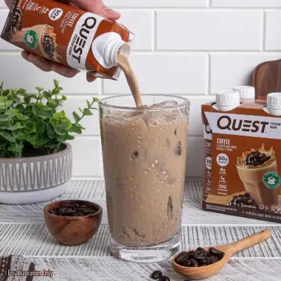 Quest Nutrition Ready To Drink Protein Shake - Coffee - 4ct image {6}
