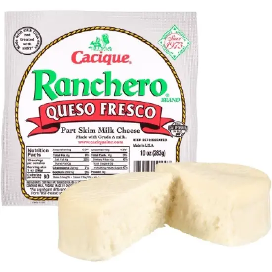Cacique Ranchero Queso Fresco Cheese - 10oz image {1}