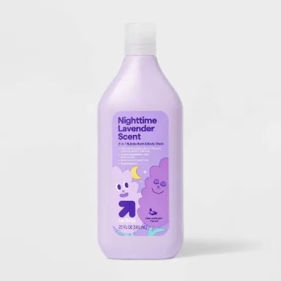 Kids' Bubble Bath + Body Wash - Night Time Lavender - 20oz - up&up&trade; image {3}
