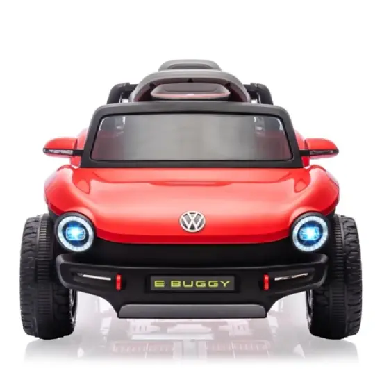 12V Kids Ride On Car Licensed Volkswagen Beetle Electric Ride On Toy for Toddlers 4 Wheeler Vehicle with Parental Remote, LED Lights, Horn, Music image {8}