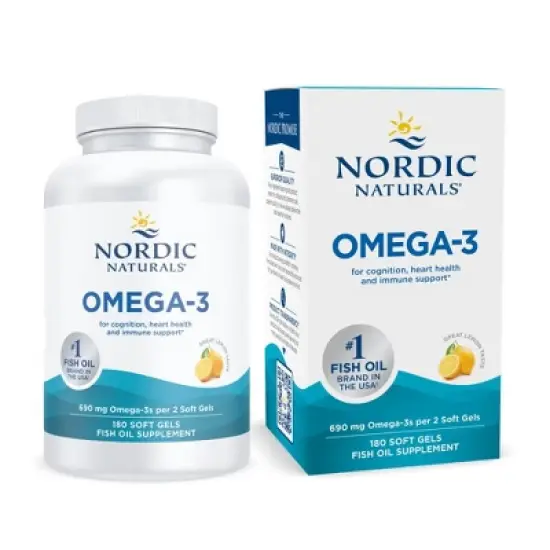 Nordic Naturals Lemon Omega-3 - Aids Cognition, Heart Health, and Immune Support image {6}