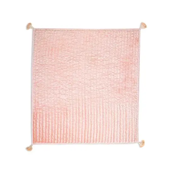 Crane Baby Quilted Baby Reversible Blanket - Parker Rose image {2}