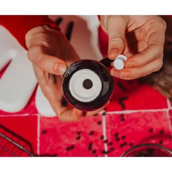 Silver Buffalo Disney Mickey and Minnie Mouse Ceramic Salt and Pepper Shakers | Set of 2 image {3}