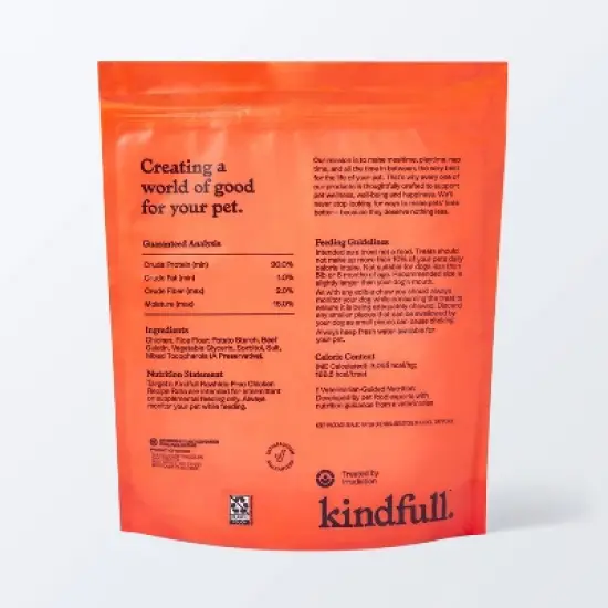 Rawhide-Free Chicken Recipe Roll Small/Medium Dog Treat - 19.4oz/10ct - Kindfull&trade; image {2}