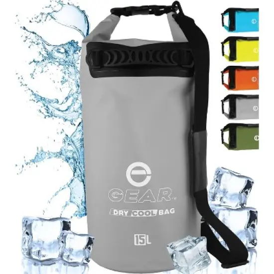 Enthusiast Gear Roll Top Floating Cooler Dry Bag &ndash; 18 Cans &ndash; 15L image {12}