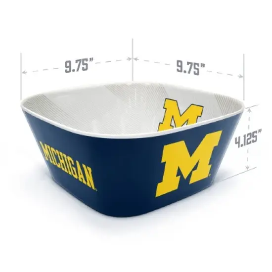NCAA Michigan Wolverines Large Party Bowl image {3}