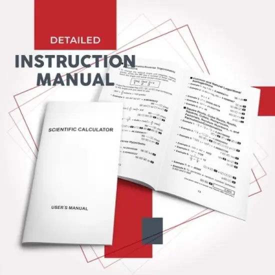 CATIGA Scientific Calculator &ndash; Solar & Battery, Multi-Function, Durable for High School & College Math, Algebra, Trig, Stats image {5}