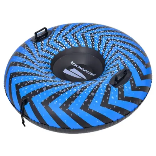 Pool Central 37" Blue and Black Inflatable Ride-On Pool Float or Snow Tube image {4}