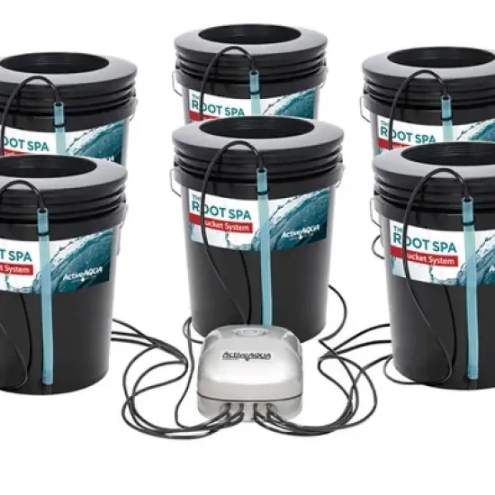 Active Aqua Root Spa 5-Gallon 8-Bucket Deep Water Culture System (2 Pack) image {3}
