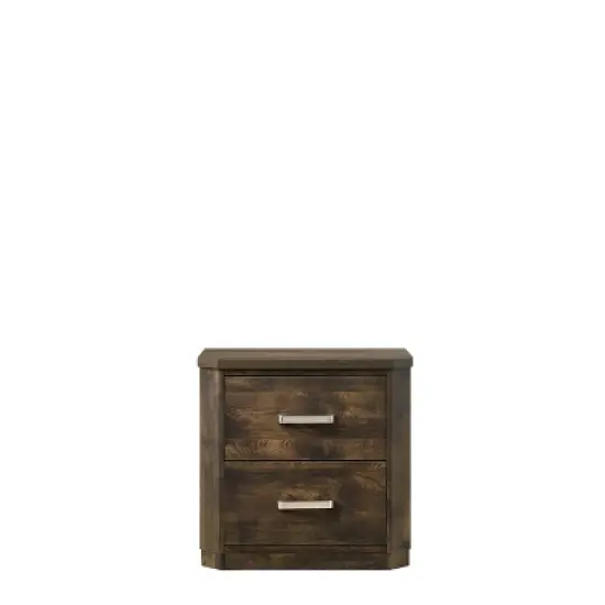 24" Elettra Nightstand Rustic Walnut - Acme Furniture image {4}
